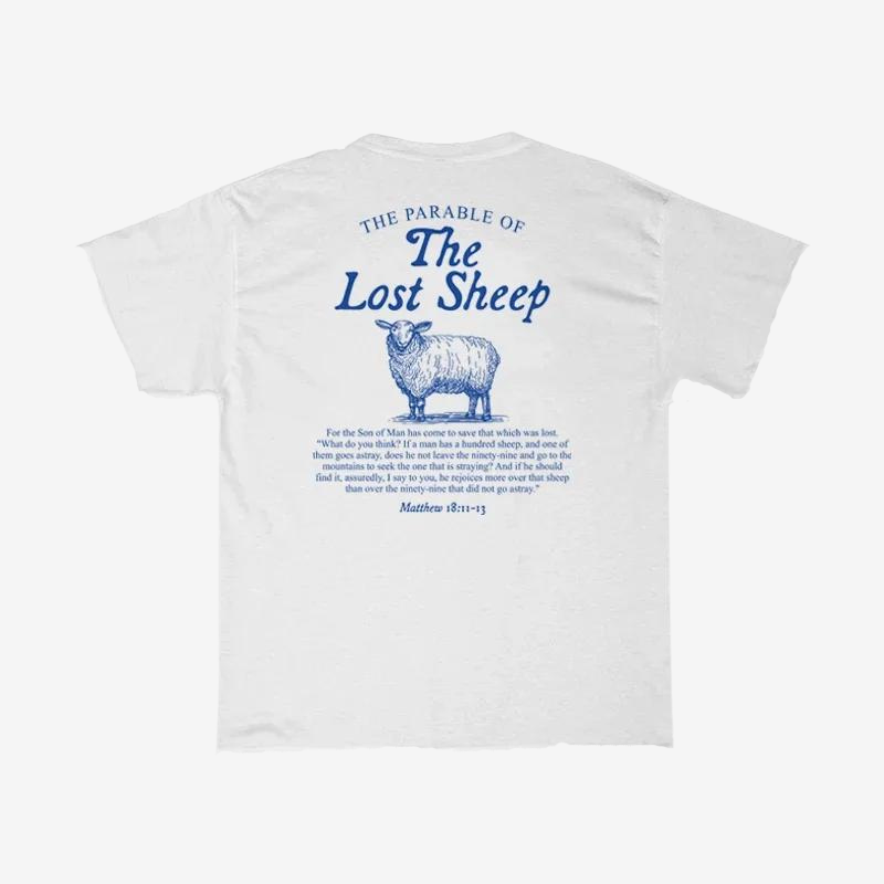 T-shirt the lost sheep blanc / s