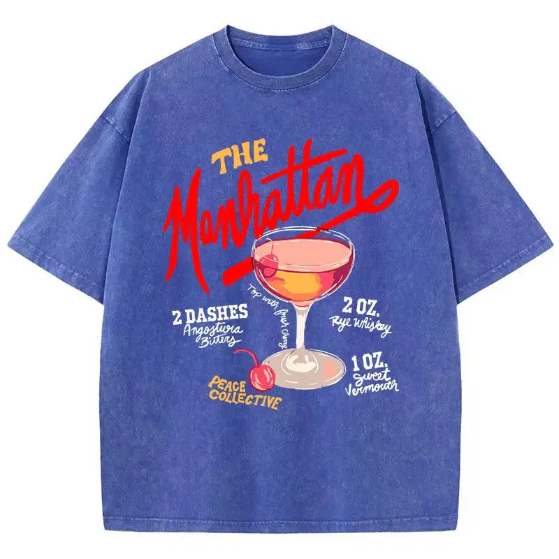 T-shirt the manhattan bleu / xs