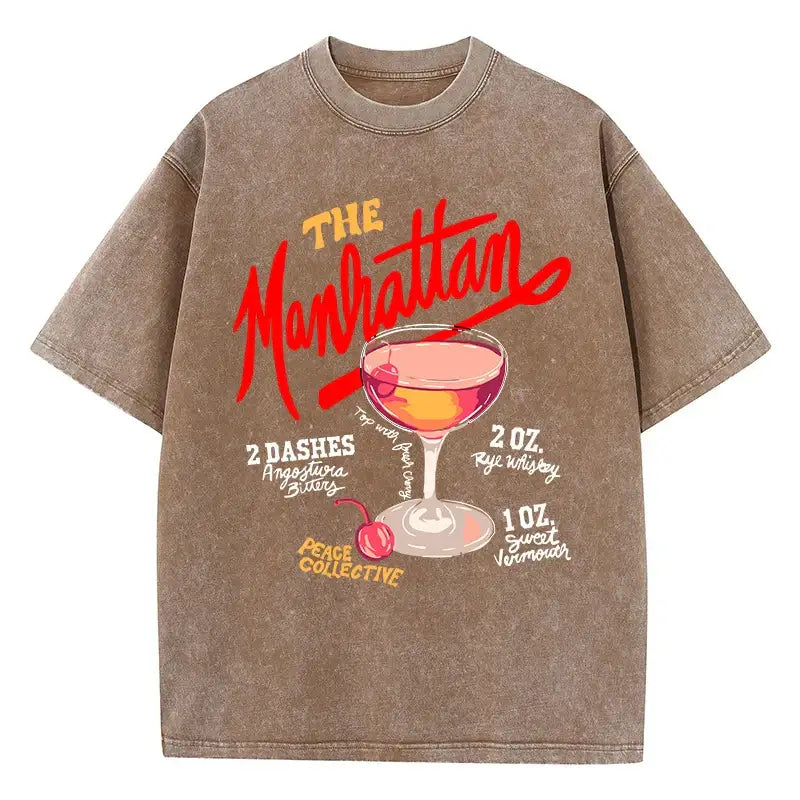 T-shirt the manhattan marron / xs