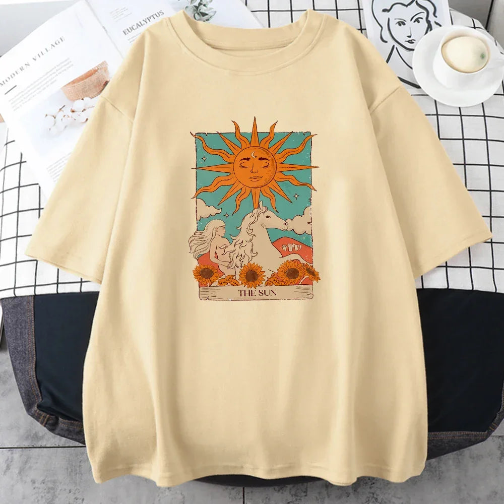 T-shirt the sun beige / s