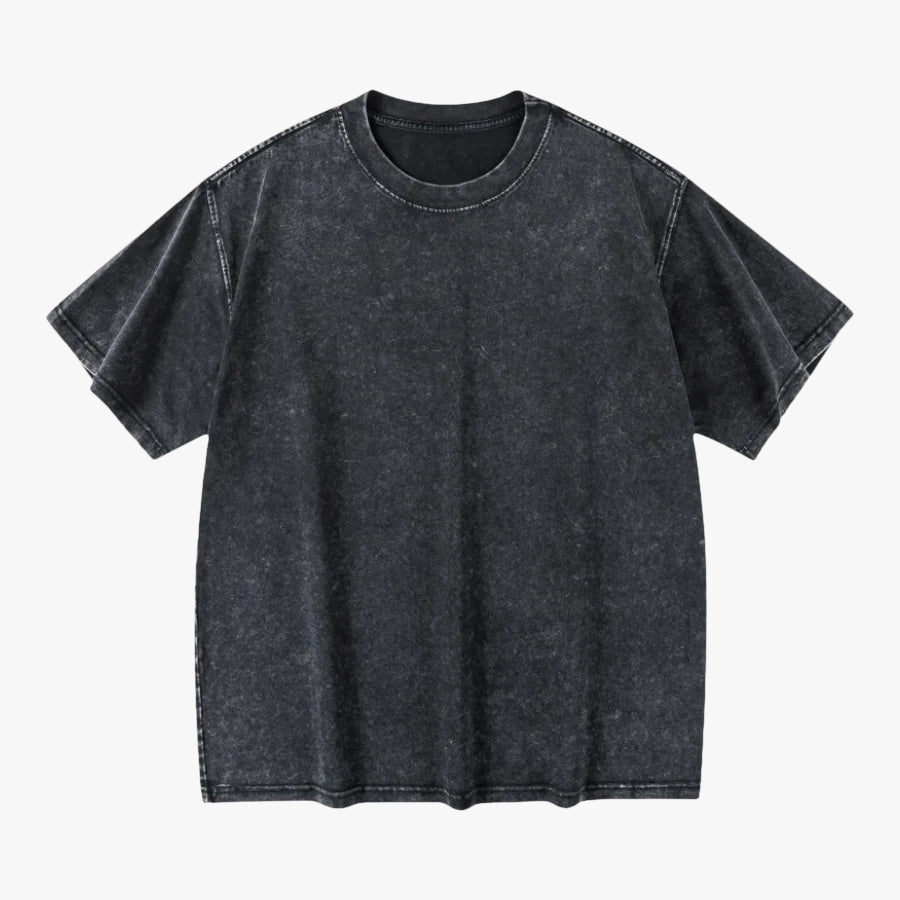 T-shirt washed noir / s