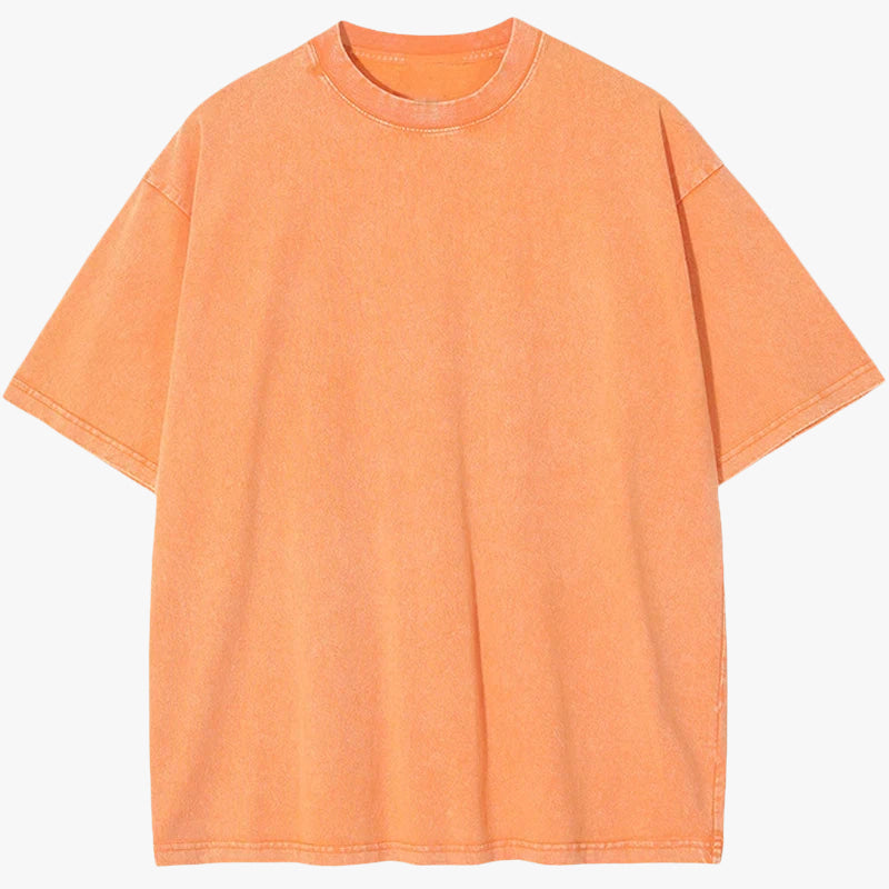 T-shirt washed orange / s