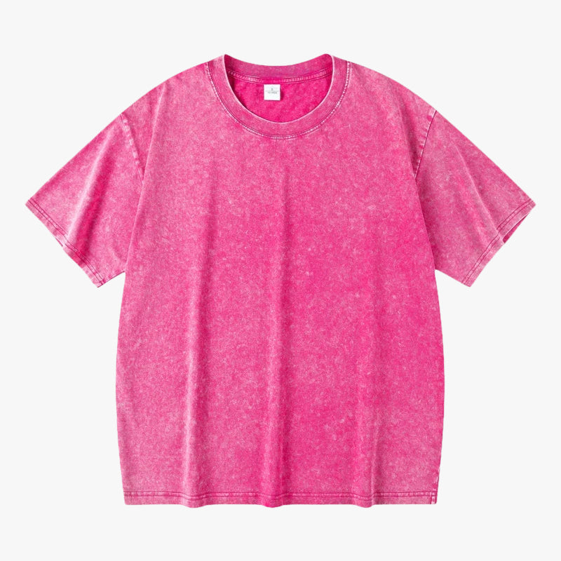 T-shirt washed rose / s