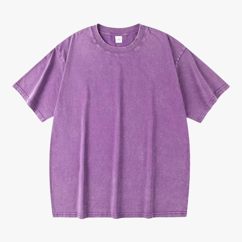 T-shirt washed violet / s