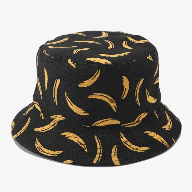 Chapeau bob banane noir