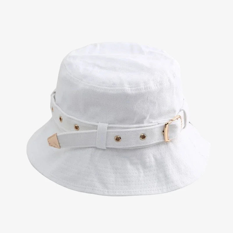 Chapeau bob blanc femme