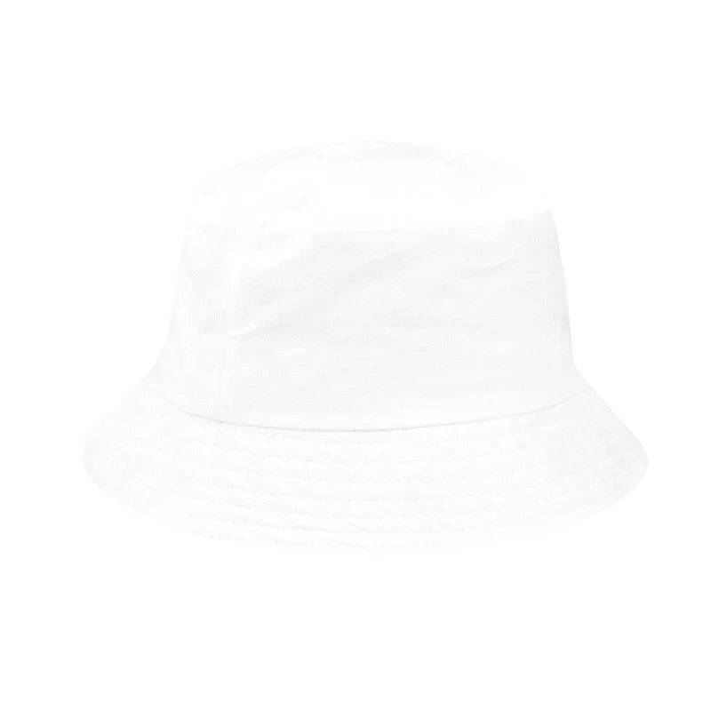 Chapeau bob coton en jean effet délavé blanc