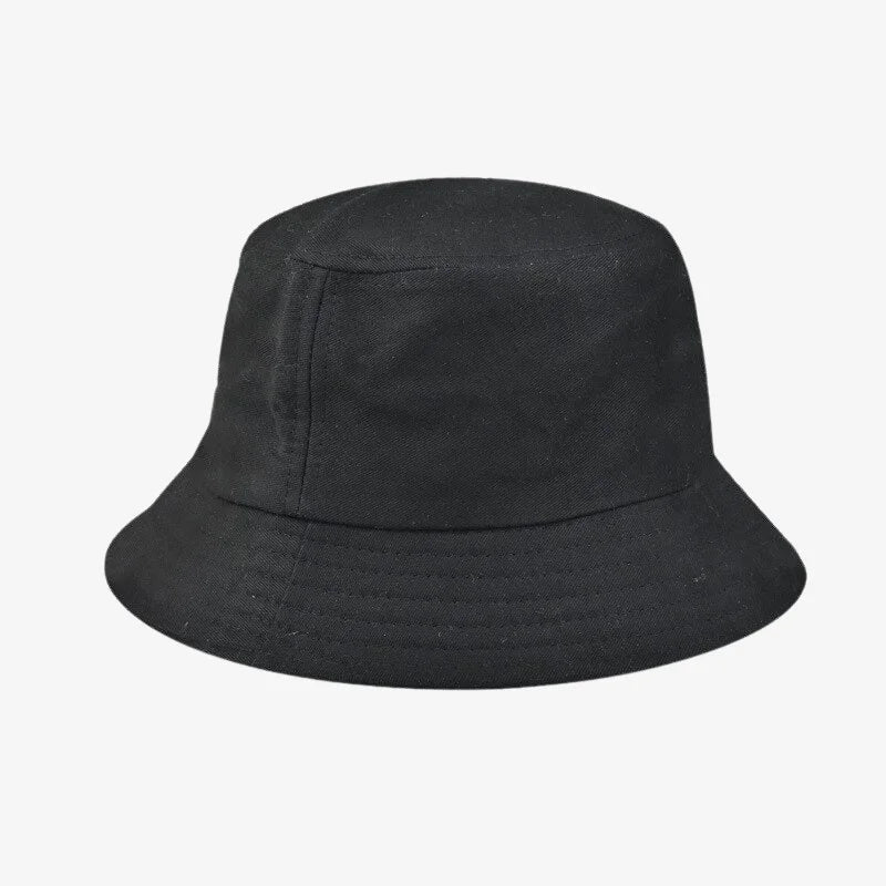 Chapeau bob coton en jean effet délavé noir