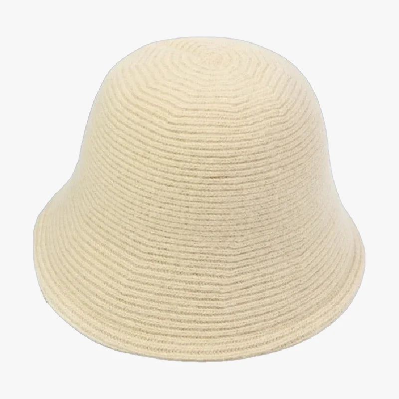 Bob hiver femme beige