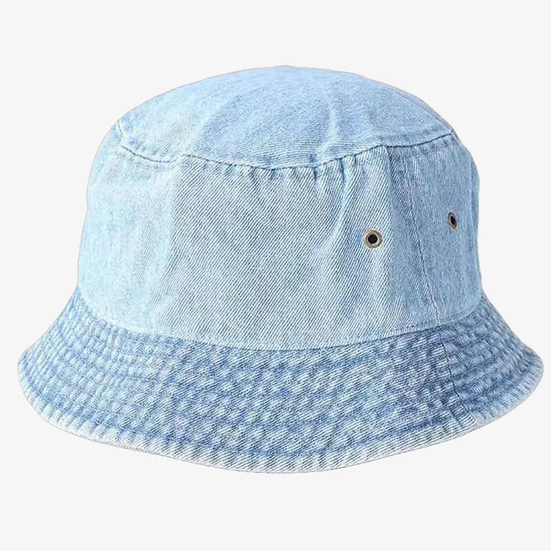 Chapeau bob jean bleu ciel