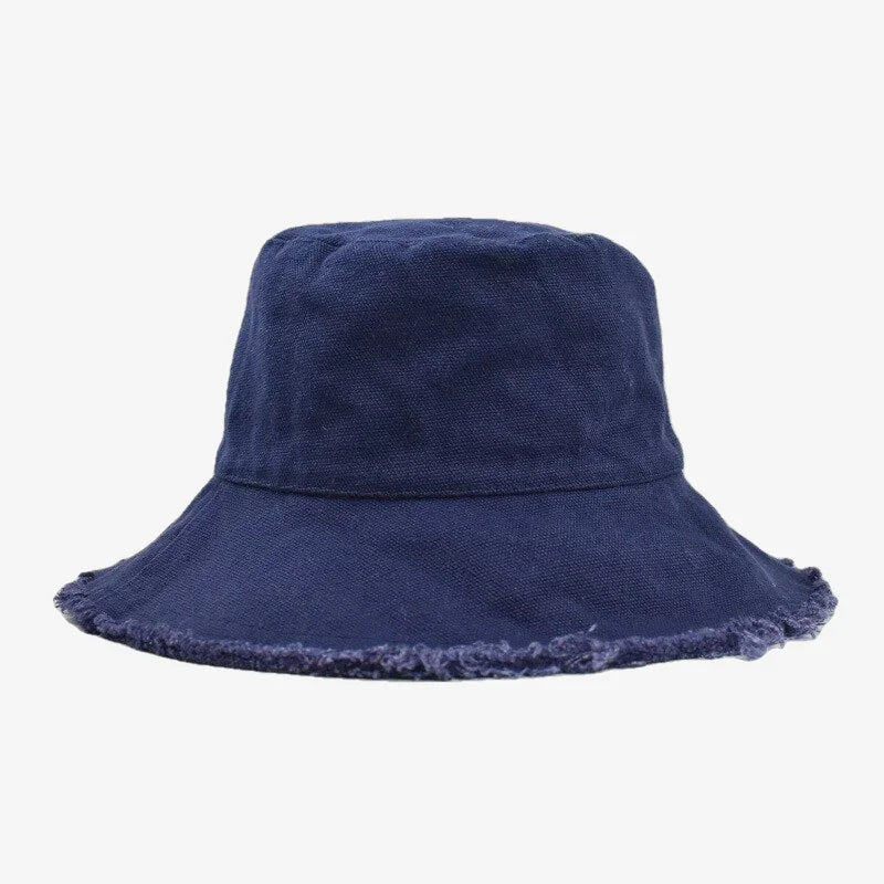 Chapeau bob jean vintage bleu / m 56-58cm