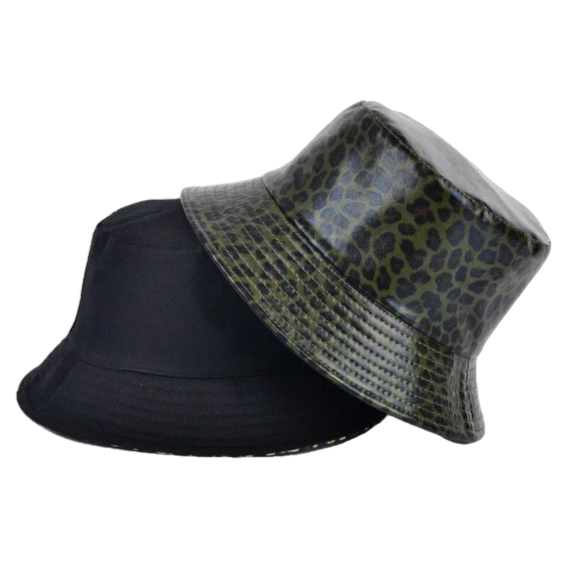 Bob léopard réversible kaki