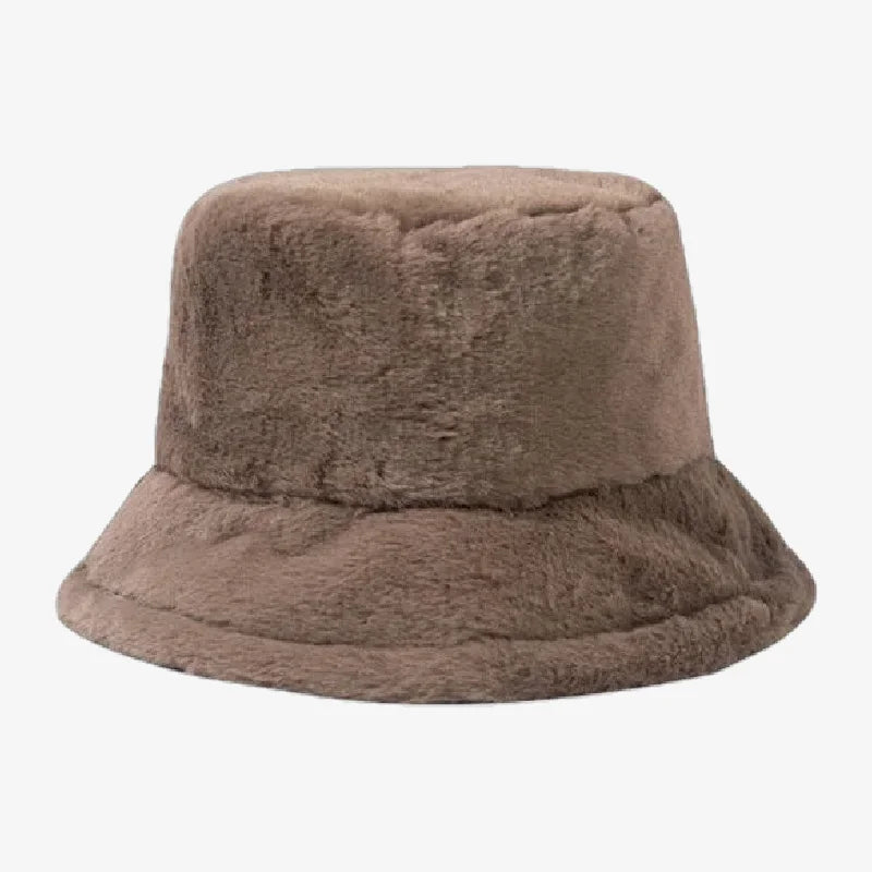 Chapeau bob moumoute femme marron