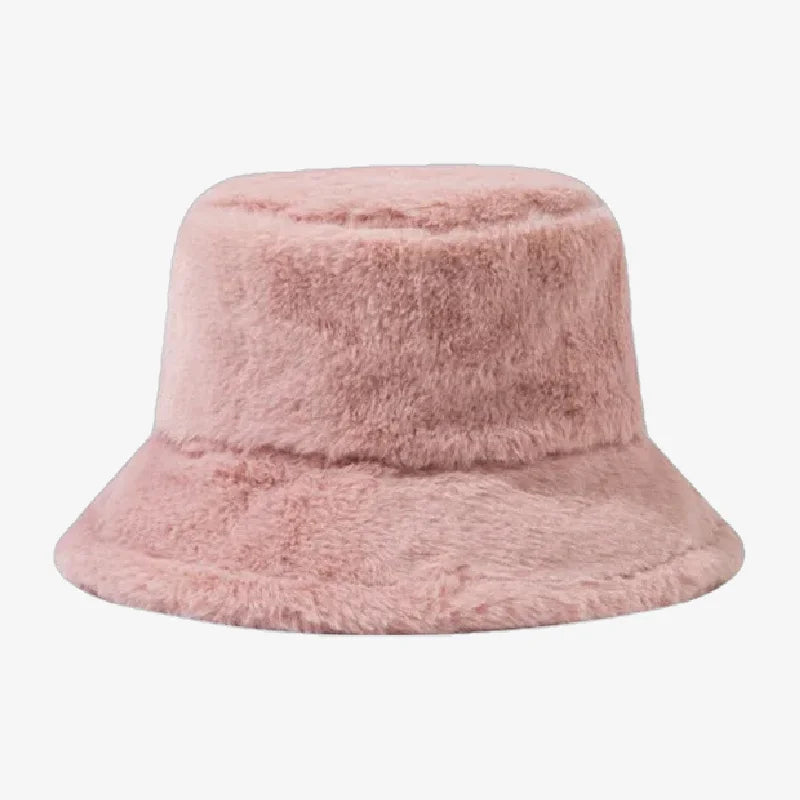 Chapeau bob moumoute femme rose