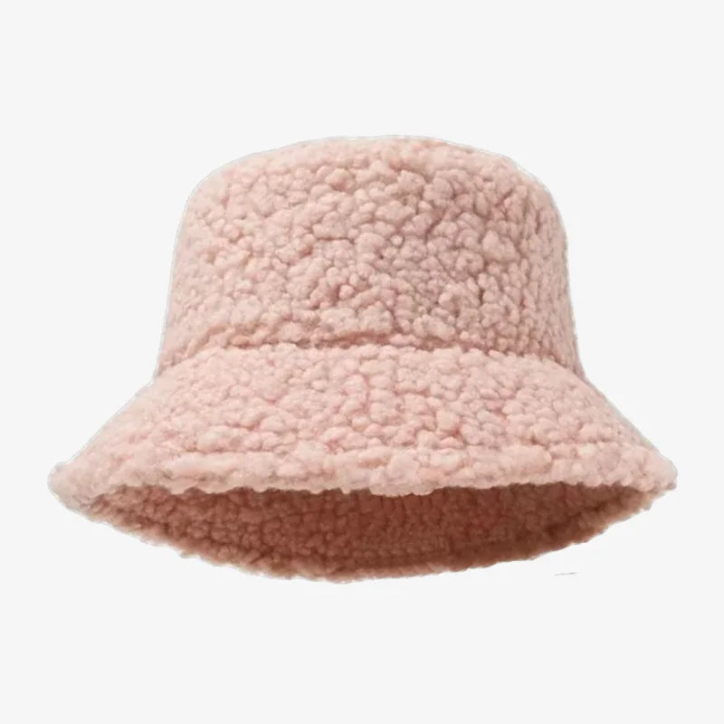Chapeau bob moumoute rose