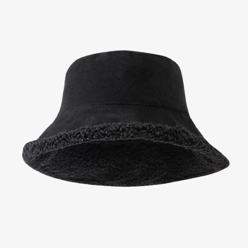 Chapeau bob mouton noir