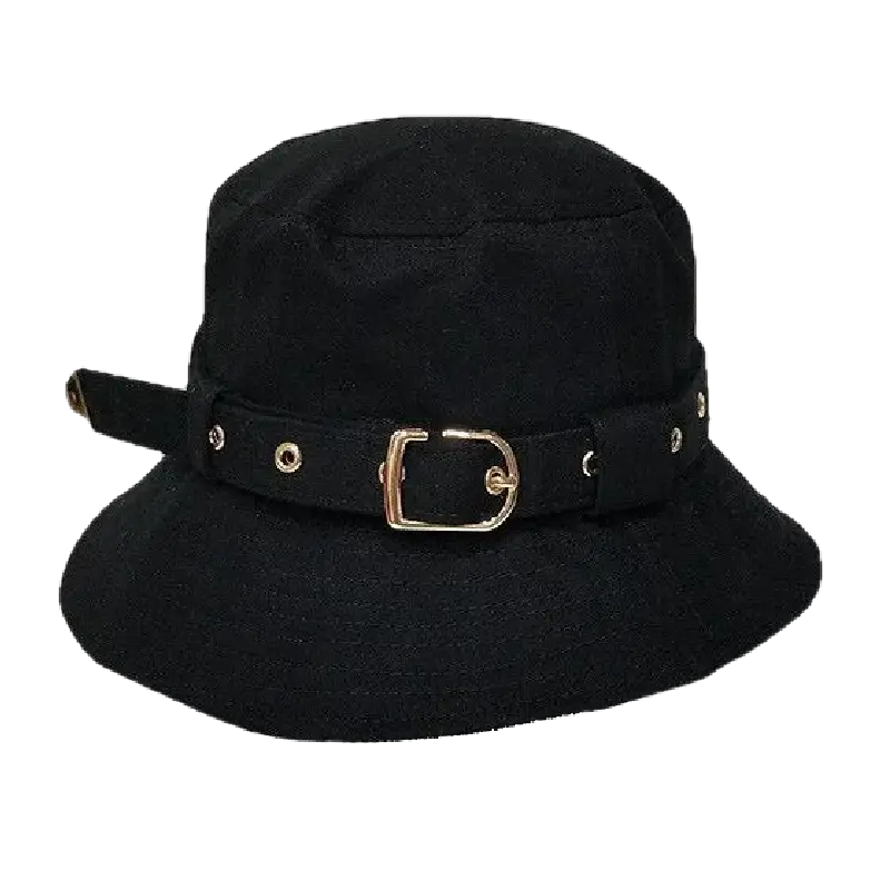 Chapeau bob noir femme