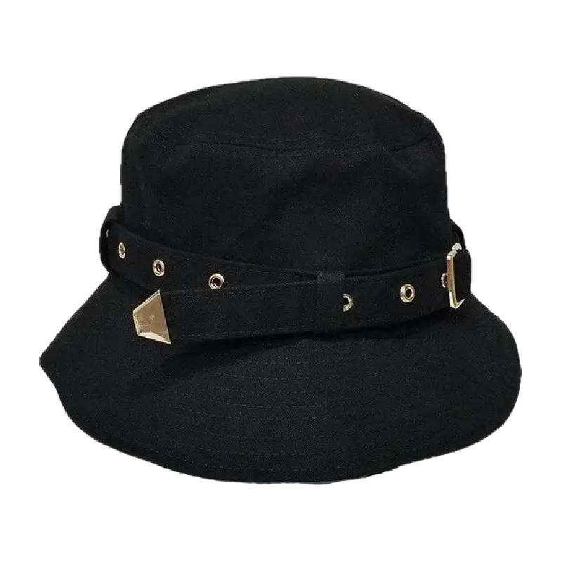 Chapeau bob noir femme