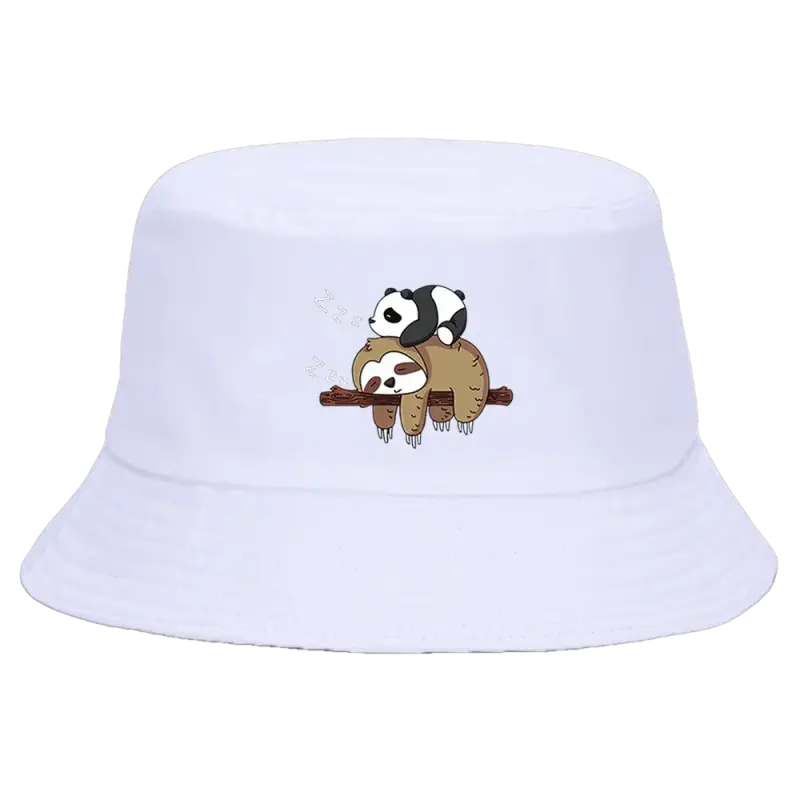 Bob panda et paresseux blanc