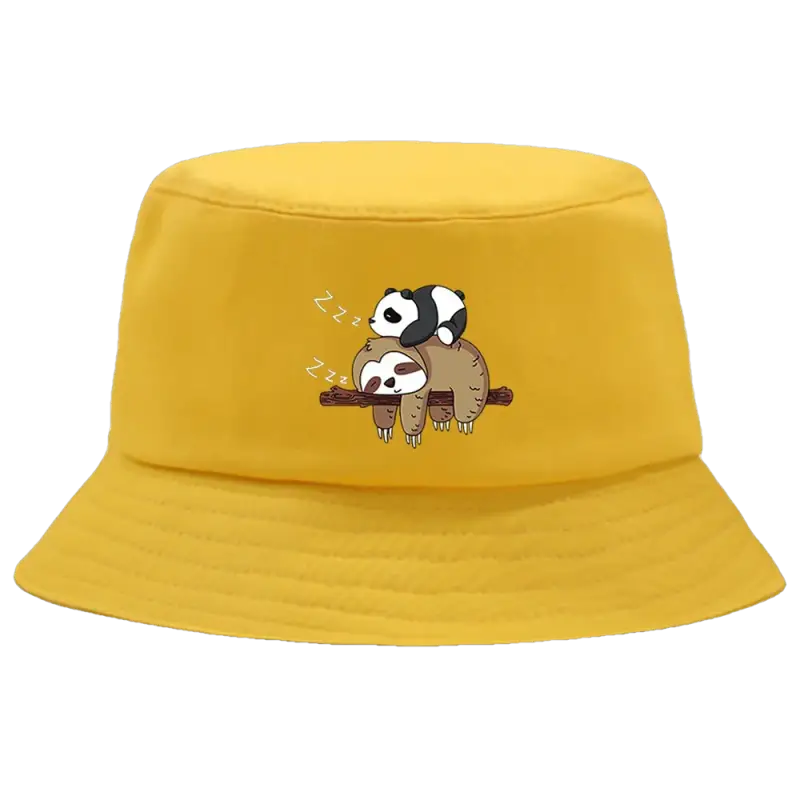 Bob panda et paresseux jaune