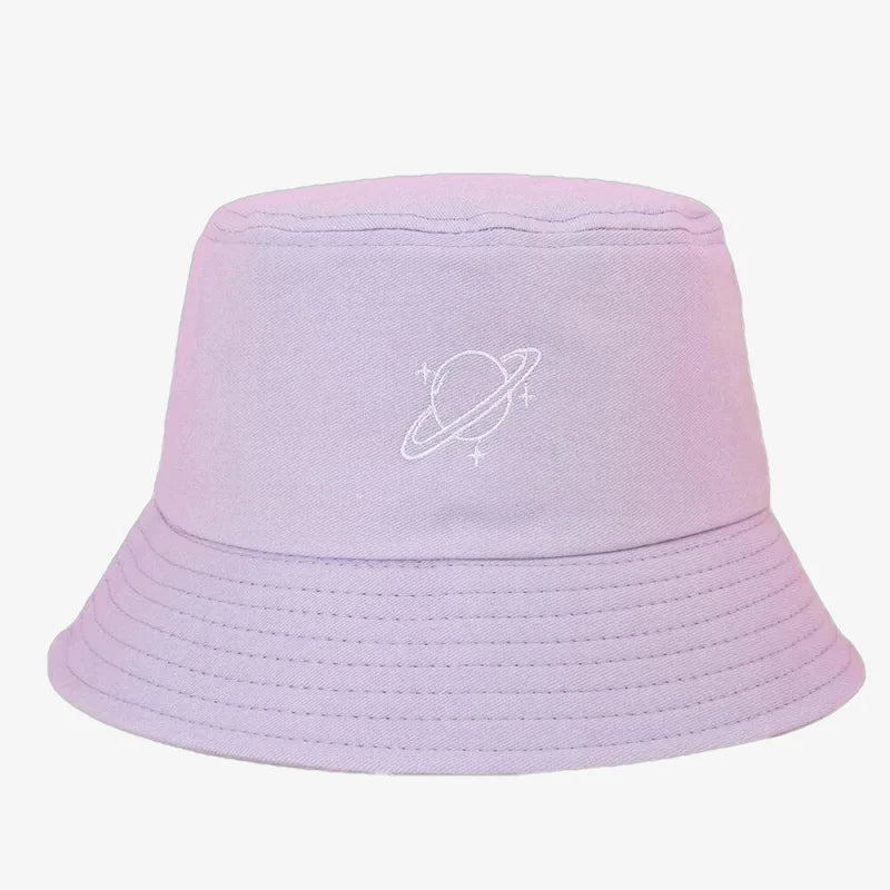 Chapeau bob planète violet