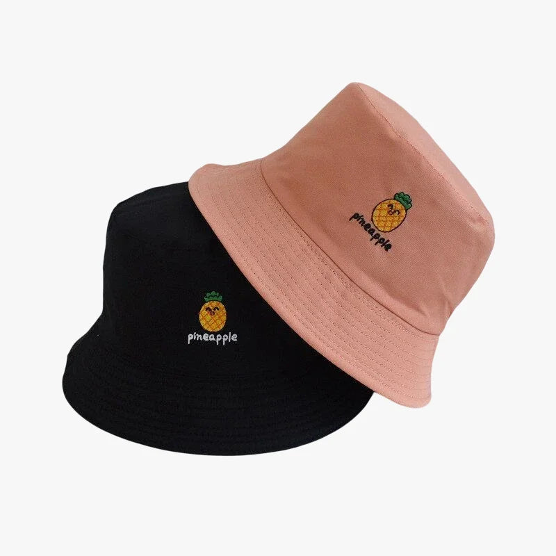 Bob réversible ananas orange