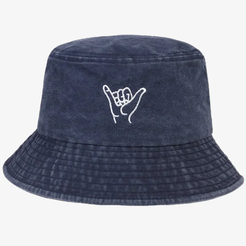 Chapeau bob skate bleu foncé
