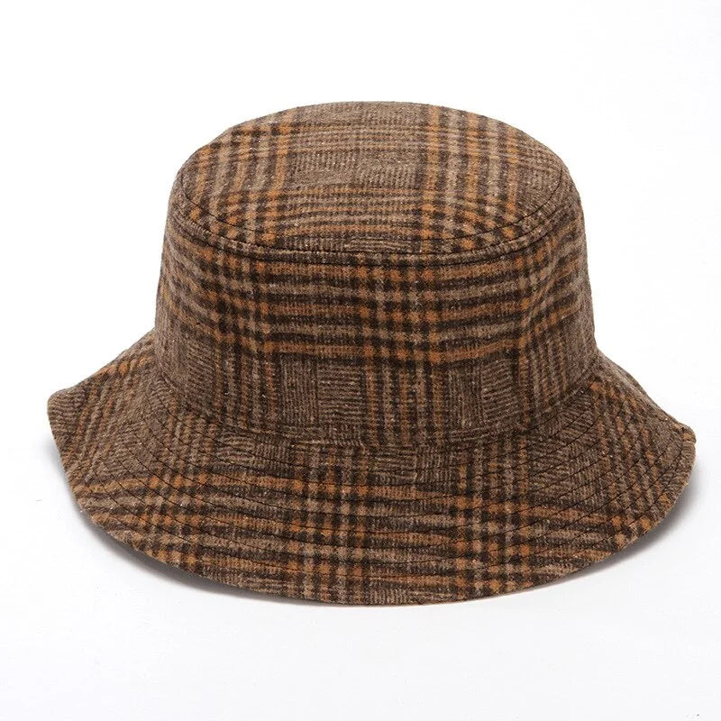 Chapeau bob vintage marron
