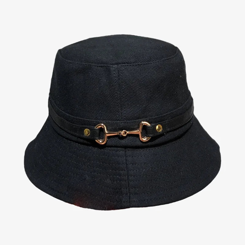 Chapeau chapeau bob femme noir