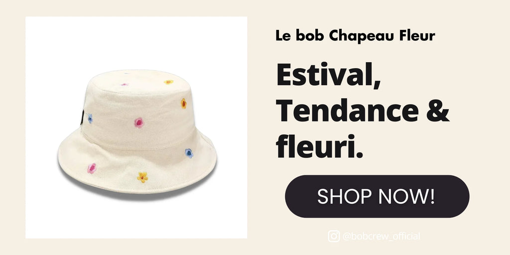 Acheter bob chapeau fleur