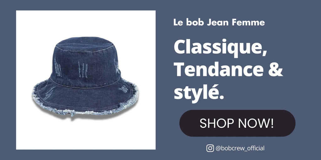 Bob en jean femme bleu foncé de la marque bob crew
