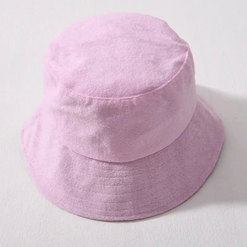 Bob chapeau éponge rose