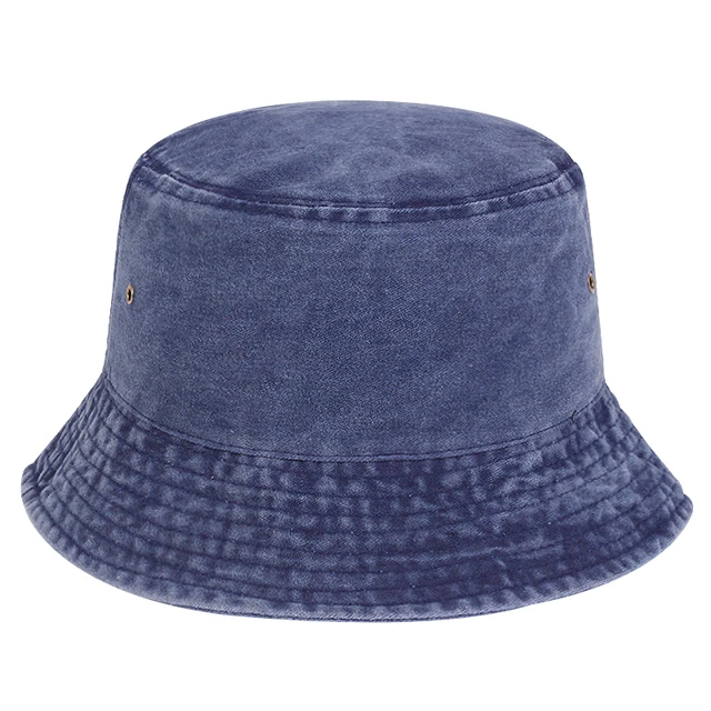 bob coton en jean effet delave bleu