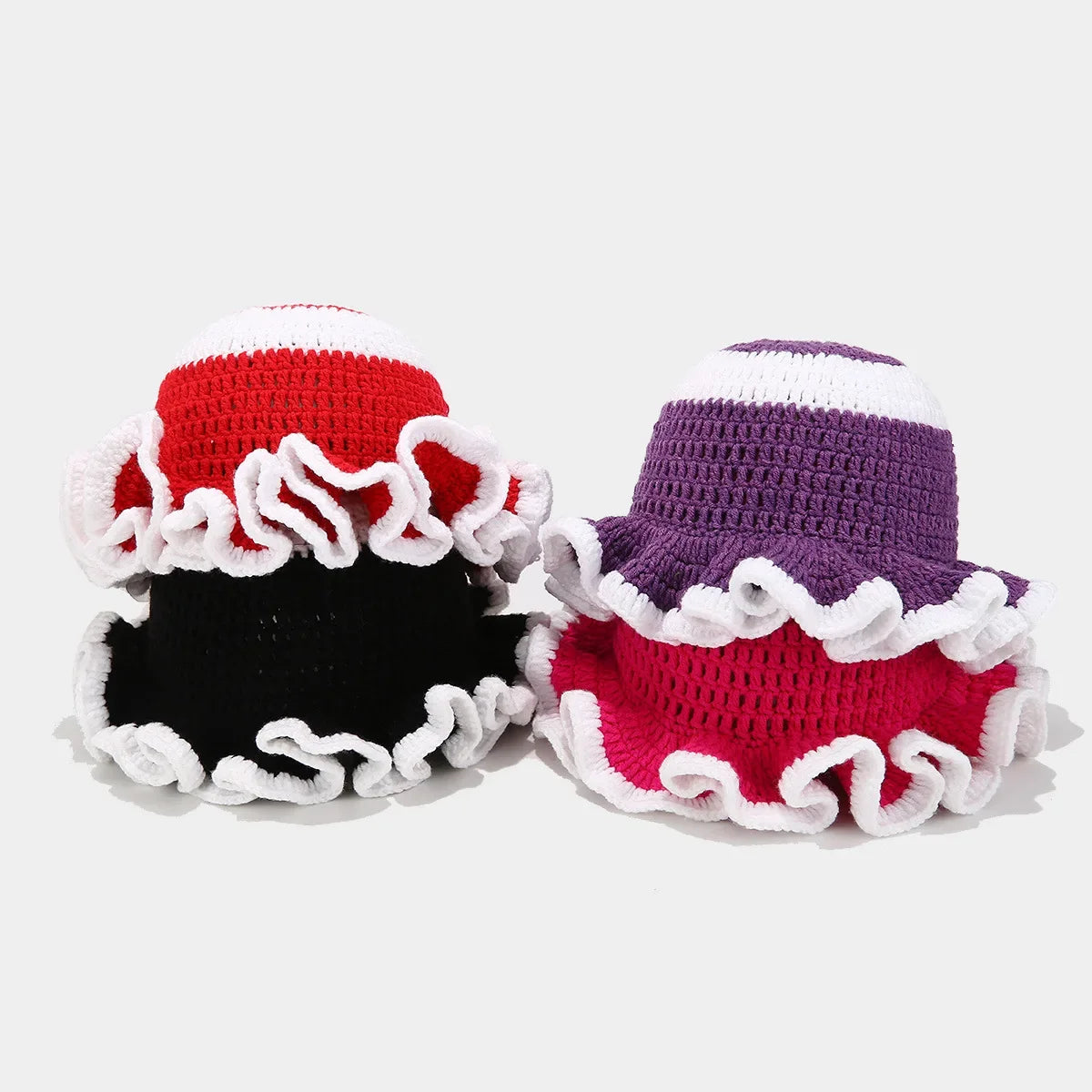 Bob crochet bicolore