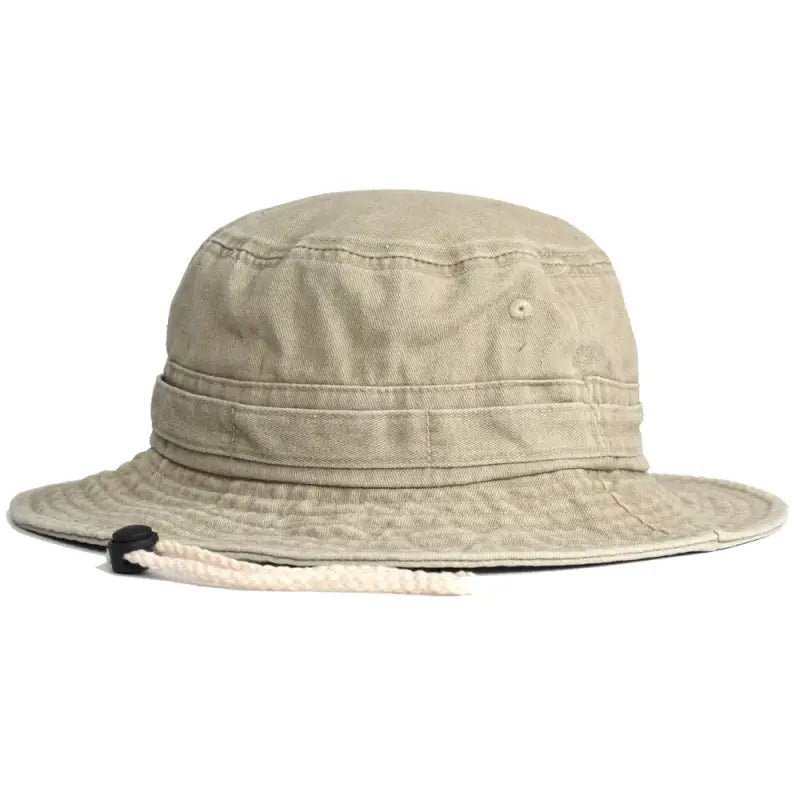 Chapeau bob ficelle délavé beige