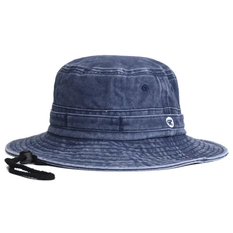 Chapeau bob ficelle délavé bleu