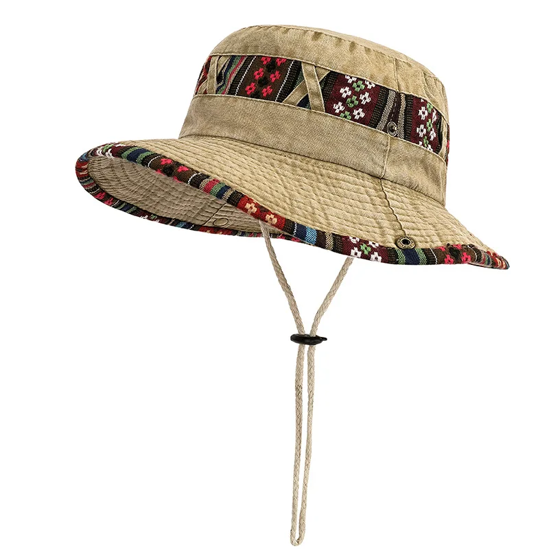 Bob ficelle ethnique camel
