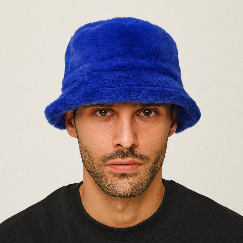 bob fourrure bleu