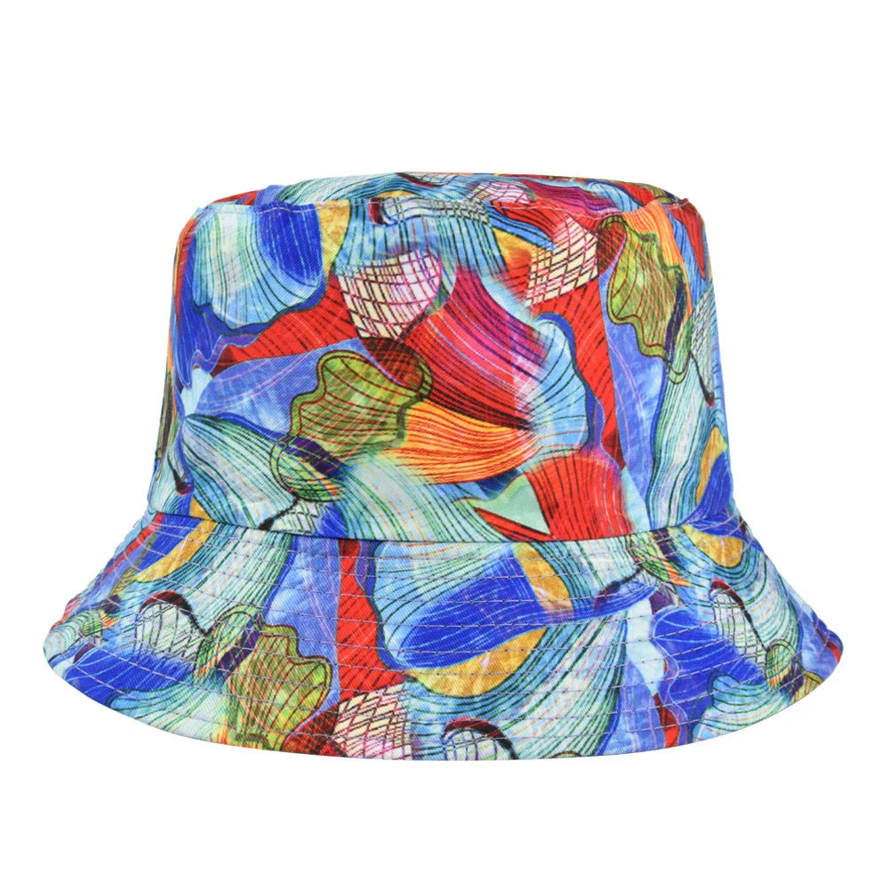 Bob multicolore bleu