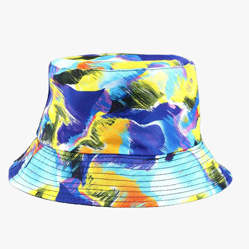 Bob multicolore bleu