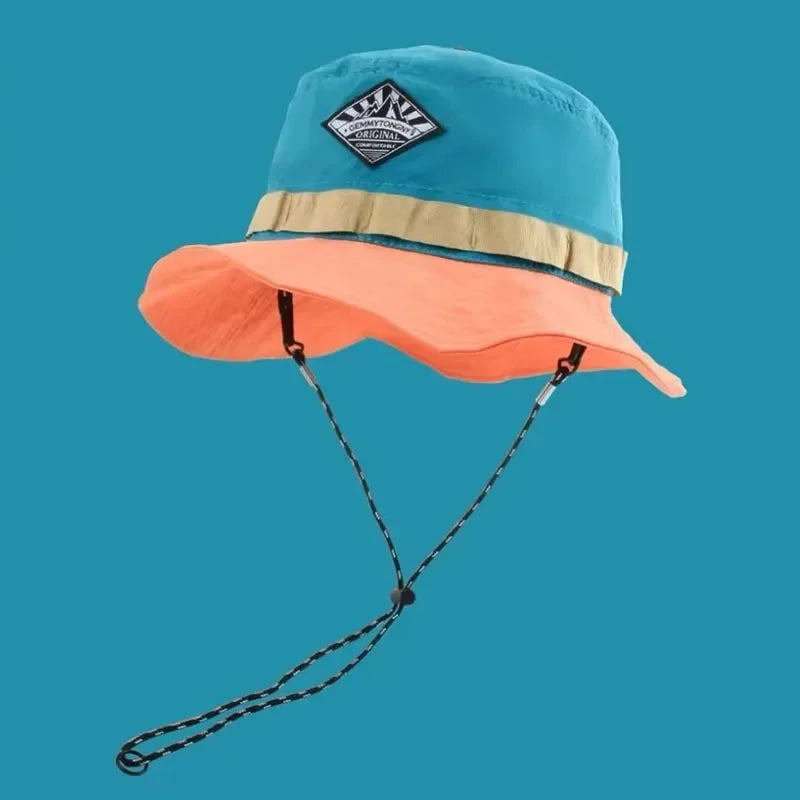 Bob pêcheur coloré bleu