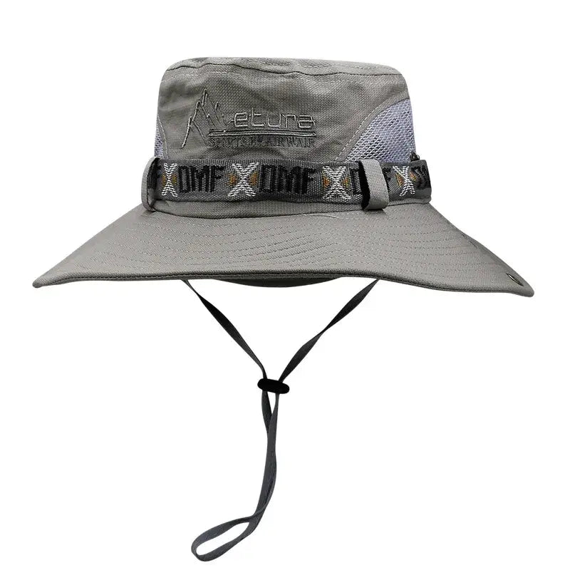 Chapeau bob randonnée pour homme gris