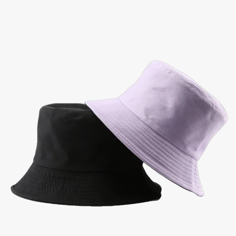 Bob réversible bicolore violet