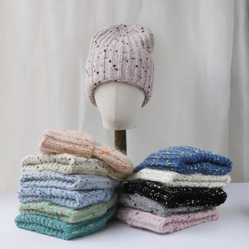 Bonnet au tricot