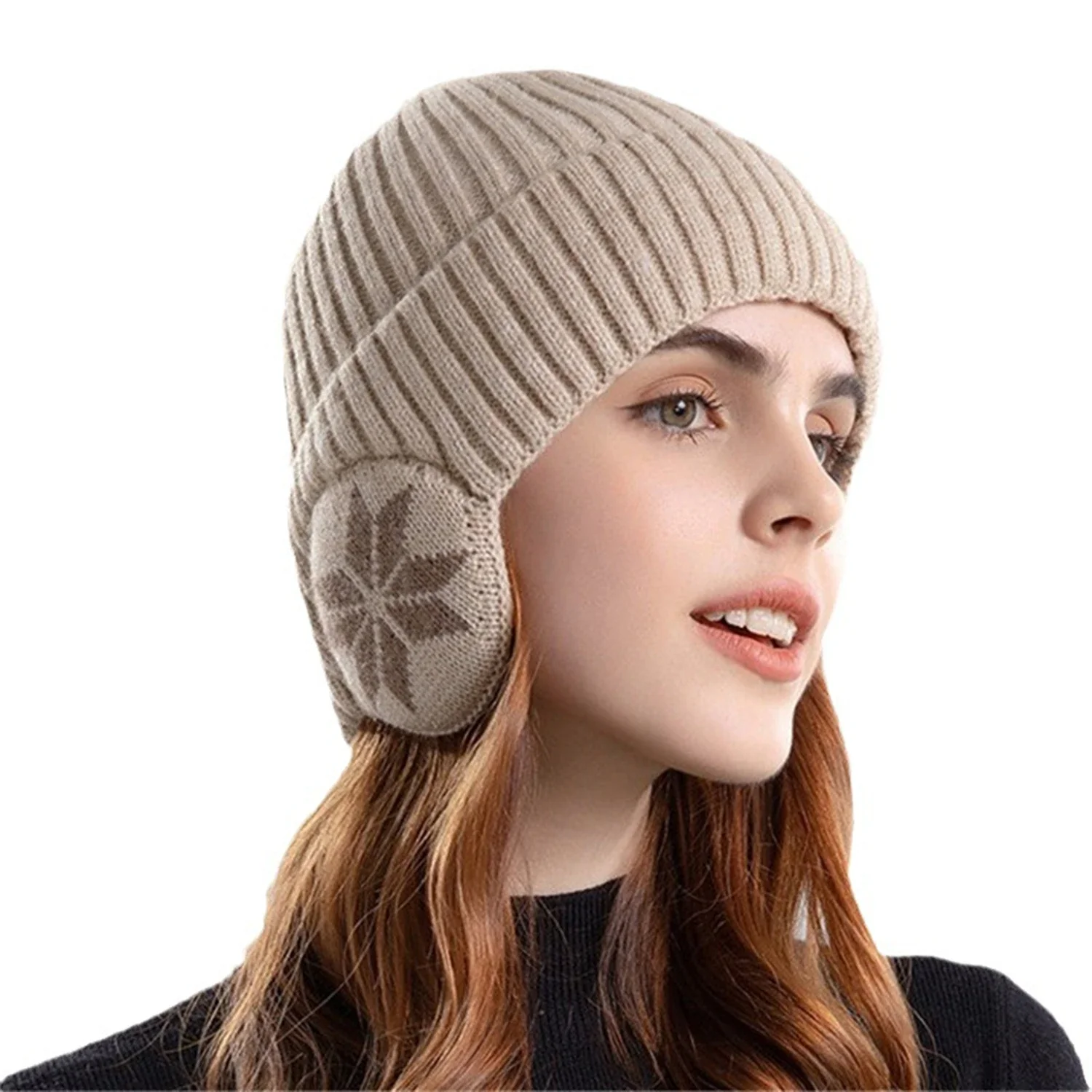 Bonnet avec cache oreille