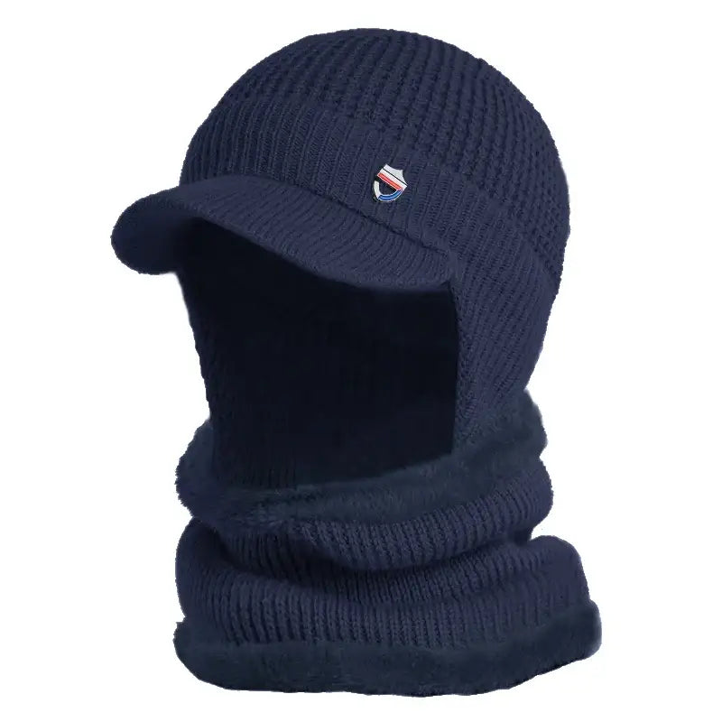 Bonnet casquette bleu foncé