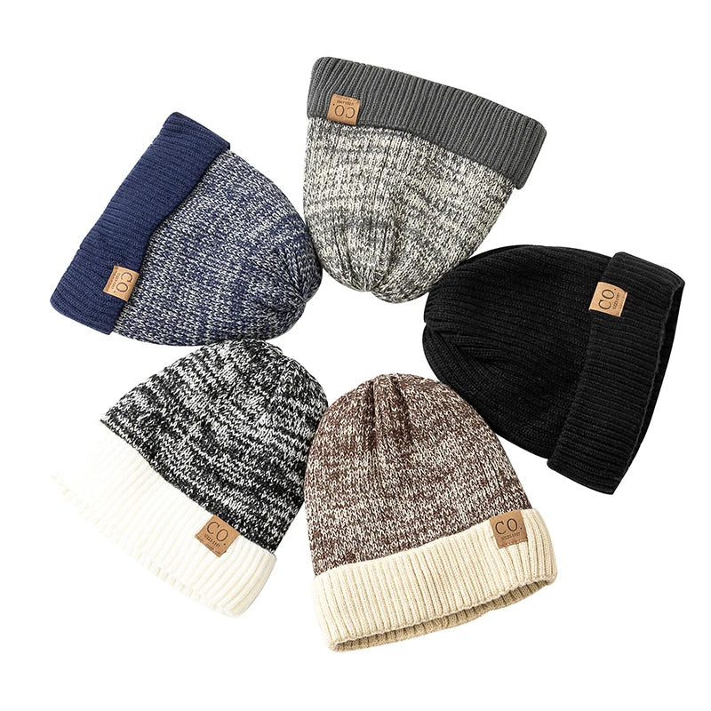 Bonnet doublé polaire homme