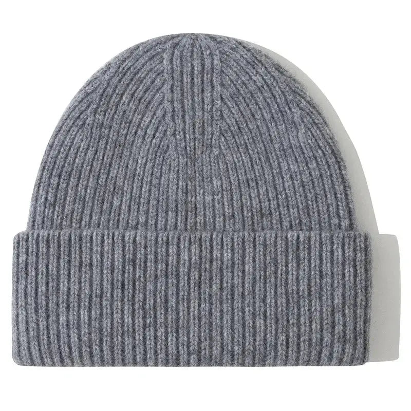 Bonnet en laine gris