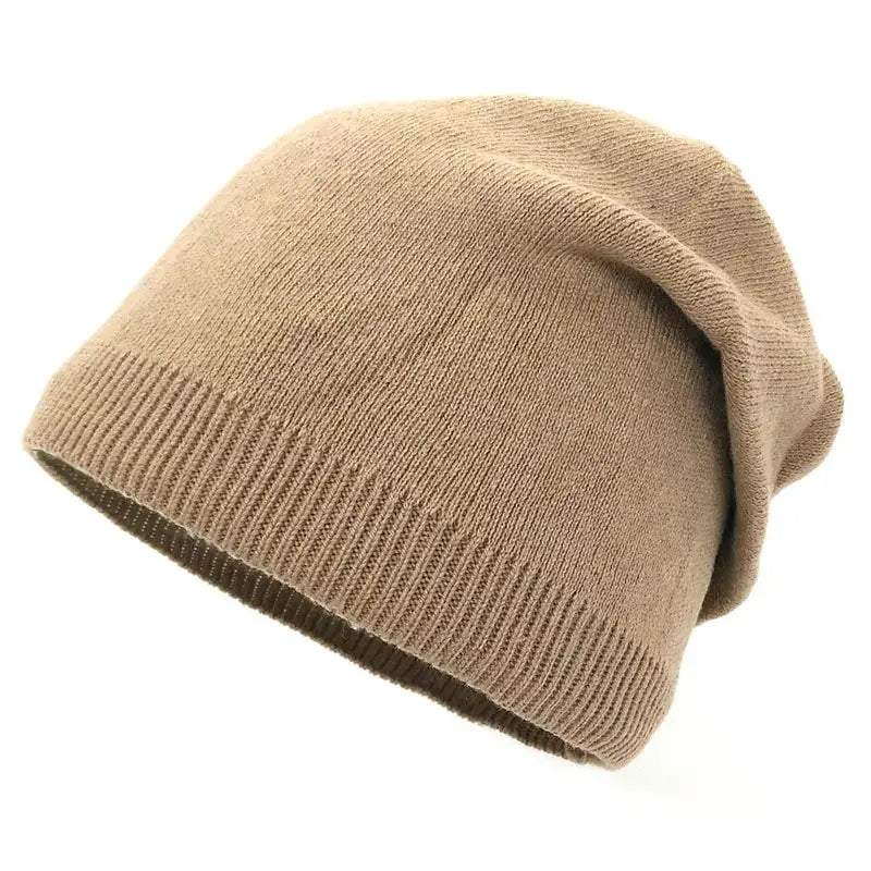 Bonnet femme élégant camel