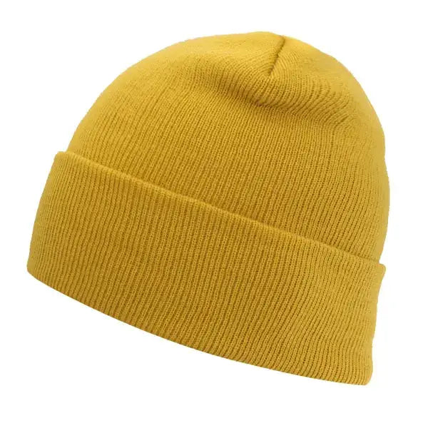 Bonnet homme court jaune